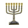 Seven Branch Menorah with Jerusalem Images Judai... | 7 Branch Menorah