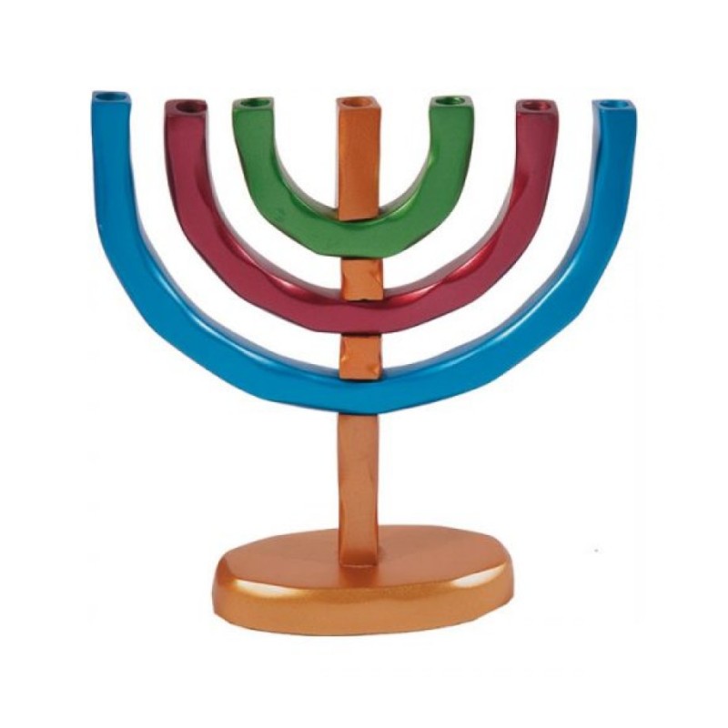Yair Emanuel Seven Branch Classic Temple Menorah... | 7 Branch Menorah