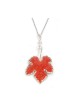 Coral Grape Leaf Necklace SALE PRICE 1 LEFT... | *Overstock & Specials