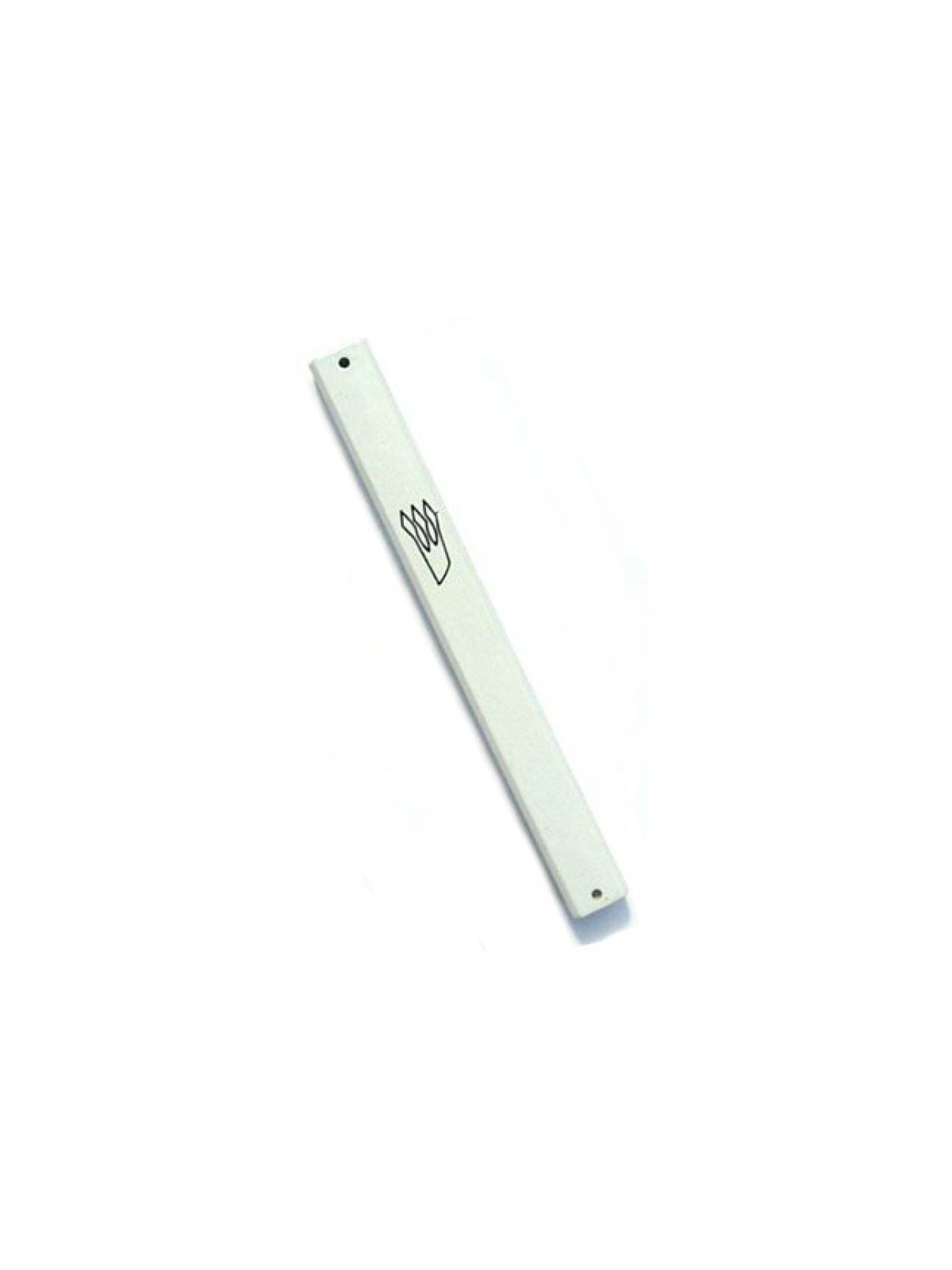 Aluminum Weather proof Classic Mezuzah Case White | Aluminium Mezuzah