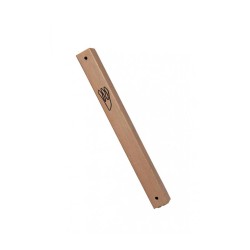 Aluminum Weather proof Classic Mezuzah Case Brown | Aluminium Mezuzah