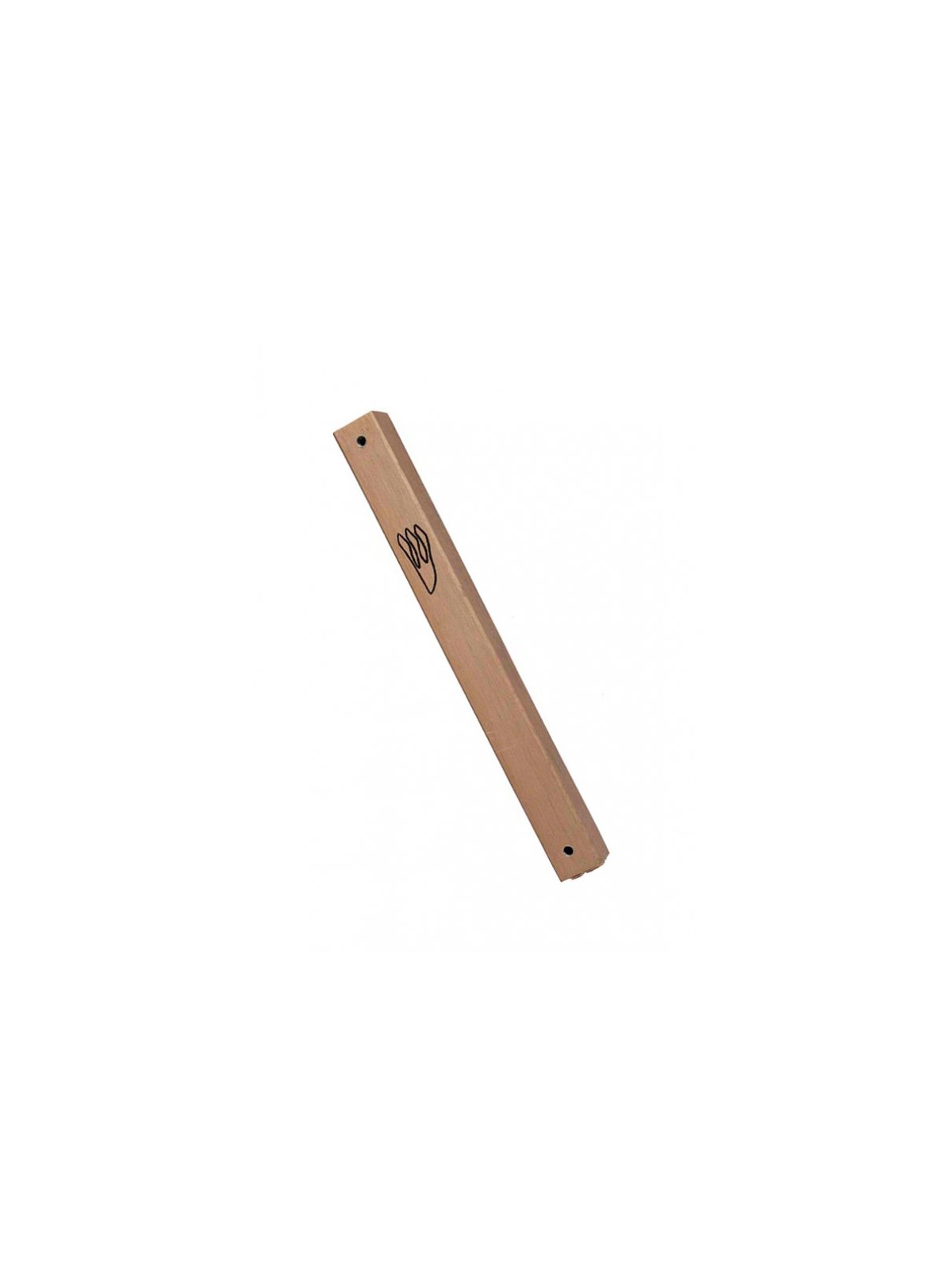 Étui Mezouza classique en aluminium résistant aux intempéries, marron | Mezouza en aluminium