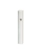 White Aluminum Mezuzah Case with Side Channel I... | Aluminium Mezuzah