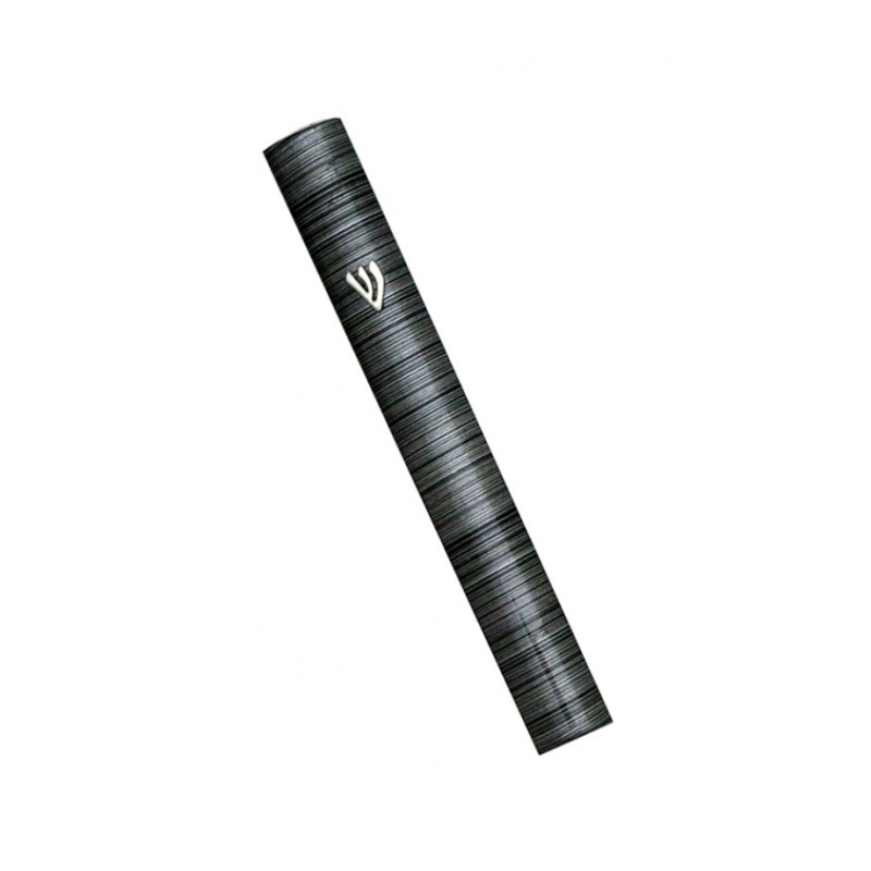 Aluminum Semi Rounded Silver Mezuzah Case Metal... | Aluminium Mezuzah