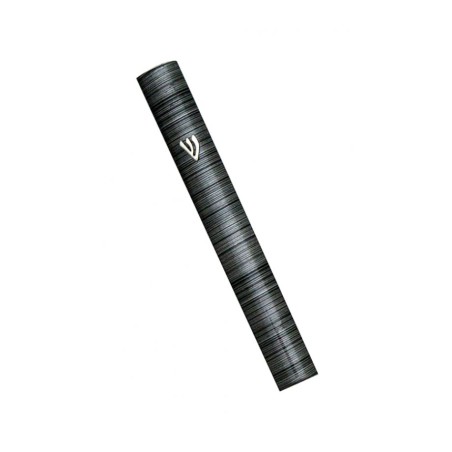 Aluminum Semi Rounded Silver Mezuzah Case Metal... | Aluminium Mezuzah