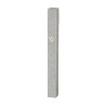 Silver Glitter Aluminum Mezuzah Case with Silve... | Aluminium Mezuzah