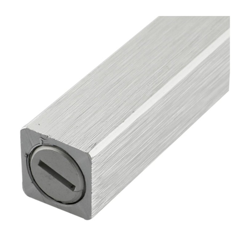 Silver Glitter Aluminum Mezuzah Case with Silve... | Aluminium Mezuzah