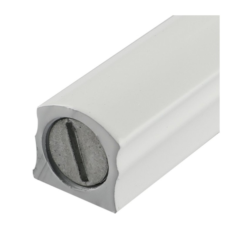 Light Brown Grained Aluminum Mezuzah Case Side ... | Aluminium Mezuzah