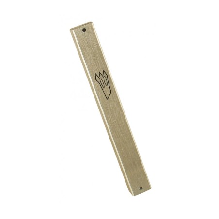 Aluminum Weather proof Classic Mezuzah Case Ivory | Aluminium Mezuzah