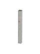 Glittering Silver Aluminum Mezuzah Case with Si... | Aluminium Mezuzah