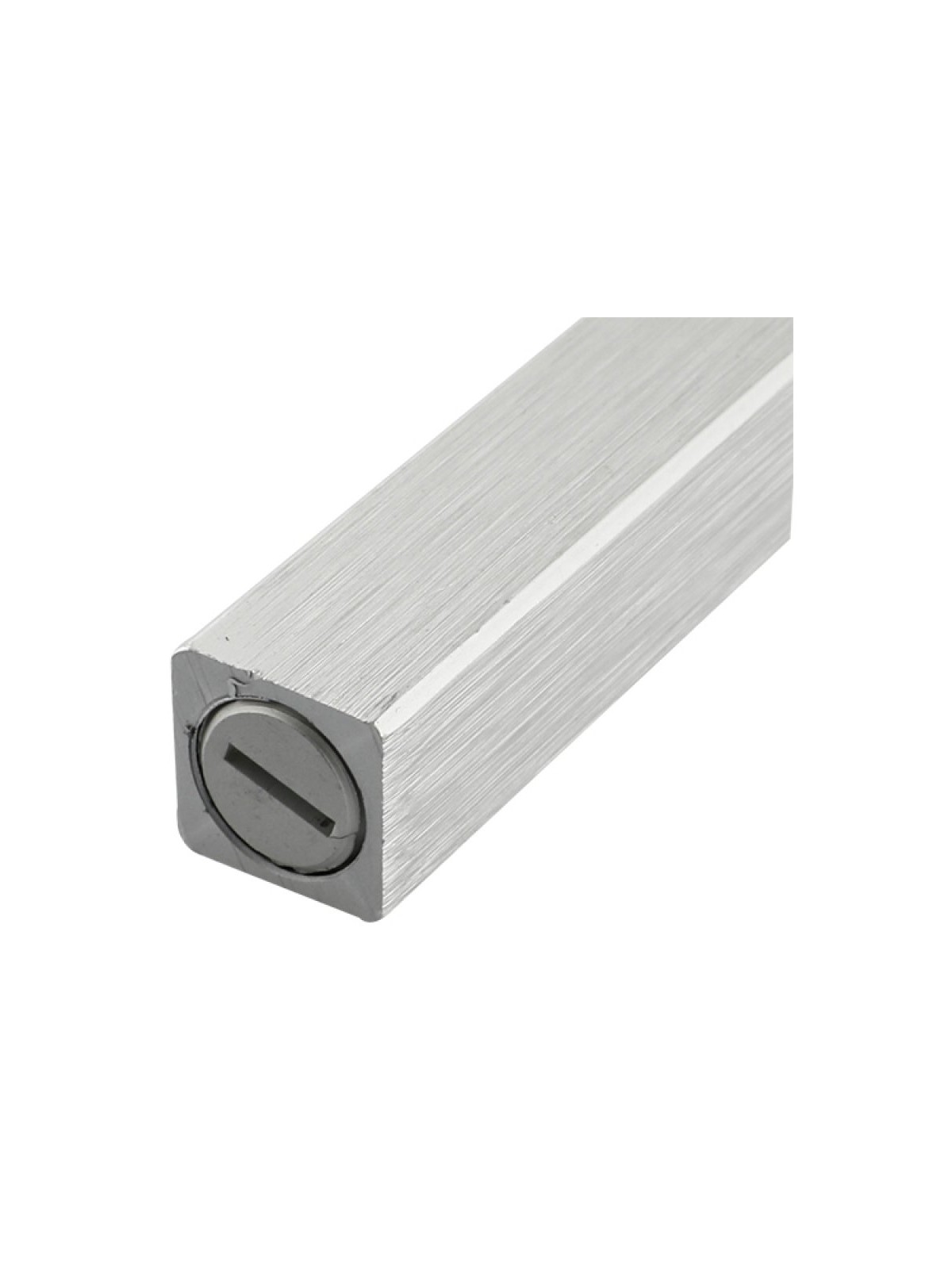 Étui Mezouza en aluminium argenté scintillant avec si... | Mezouza en aluminium
