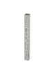 Silver Aluminum Mezuzah Case with Bubble Design... | Aluminium Mezuzah