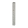 Silver Aluminum Mezuzah Case with Bubble Design... | Aluminium Mezuzah