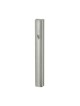 Rounded Silver Matte Aluminum Mezuzah Case Side... | Aluminium Mezuzah