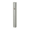 Rounded Silver Matte Aluminum Mezuzah Case Side... | Aluminium Mezuzah