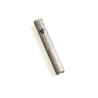 Mezuzah Case Sparkling Silver with Black Shin %... | Aluminium Mezuzah