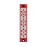 Agayof Mezuzah Case Three Stars of David in Dar... | Aluminium Mezuzah