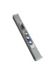 Gray Aluminum Mezuzah Case Elegant Shin and Pom... | Aluminium Mezuzah
