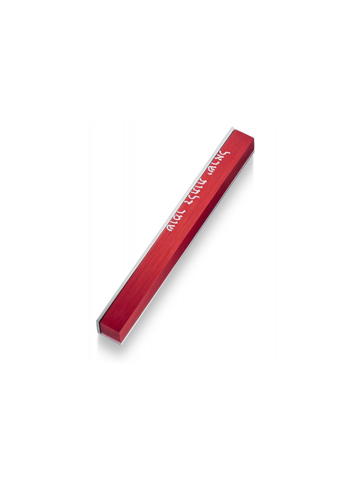 Adi Sidler Mezuzah Case Guardian of Doors of Is... | Aluminium Mezuzah