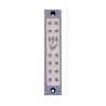 Agayof Mezuzah Case Twelve Stars of David in Li... | Aluminium Mezuzah