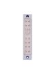 Agayof Mezuzah Case Twelve Stars of David in Li... | Aluminium Mezuzah