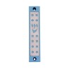 Agayof Mezuzah Case Twelve Stars of David in Li... | Aluminium Mezuzah
