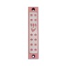 Agayof Mezuzah Case Twelve Stars of David in Li... | Aluminium Mezuzah