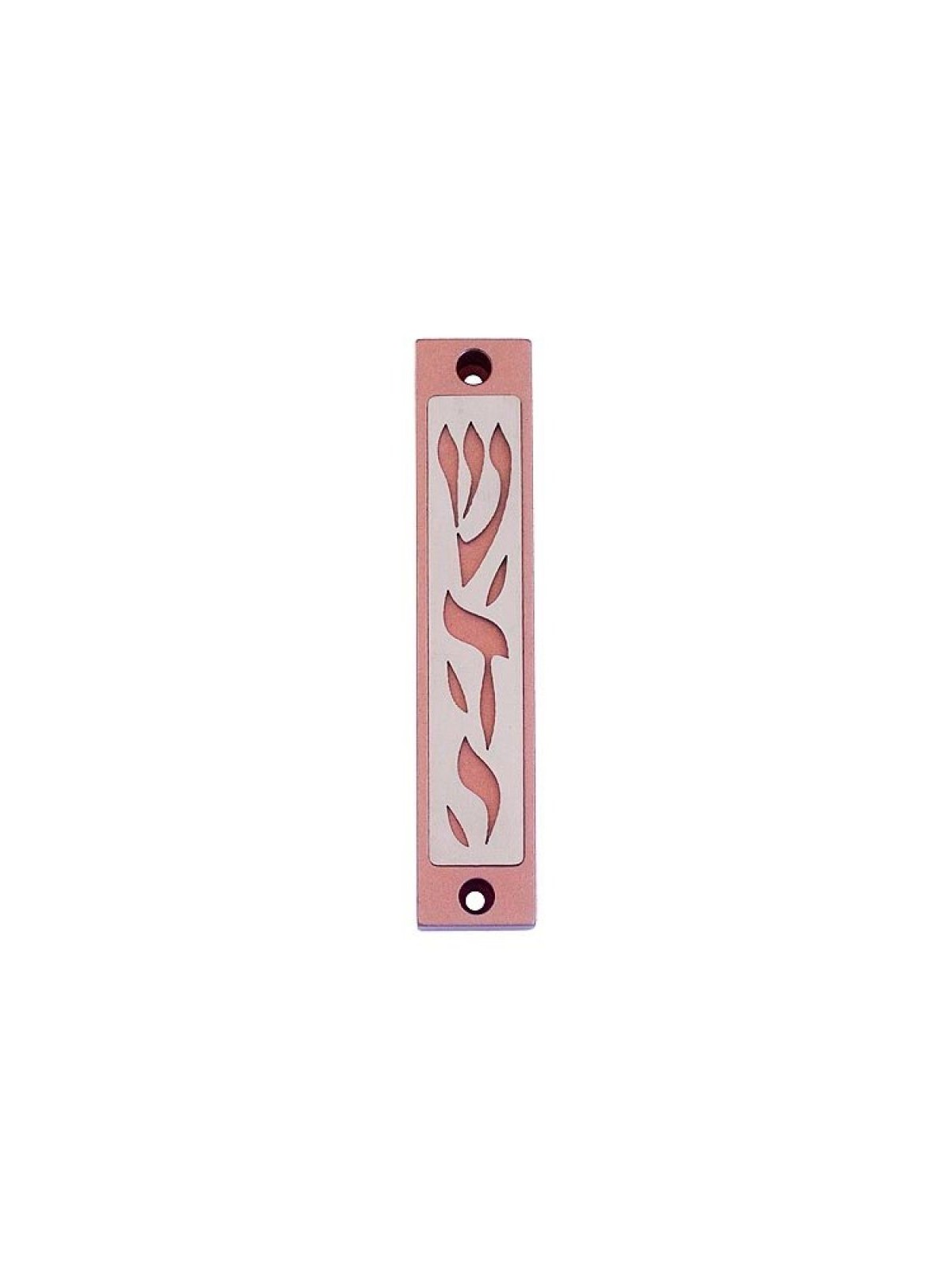 Agayof Mezuzah Case with Letters of Divine Name... | Aluminium Mezuzah