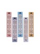 Agayof Mezuzah Case Four Stars of David in Ligh... | Aluminium Mezuzah