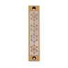 Agayof Mezuzah Case Four Stars of David in Ligh... | Aluminium Mezuzah