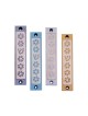 Agayof Mezuzah Case Five Flowers and Shin in Li... | Aluminium Mezuzah