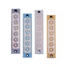 Agayof Mezuzah Case Five Flowers and Shin in Li... | Aluminium Mezuzah