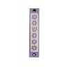 Agayof Mezuzah Case Five Flowers and Shin in Li... | Aluminium Mezuzah