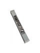 Gray Aluminum Mezuzah Case Metal Shin Fig Design | Aluminium Mezuzah