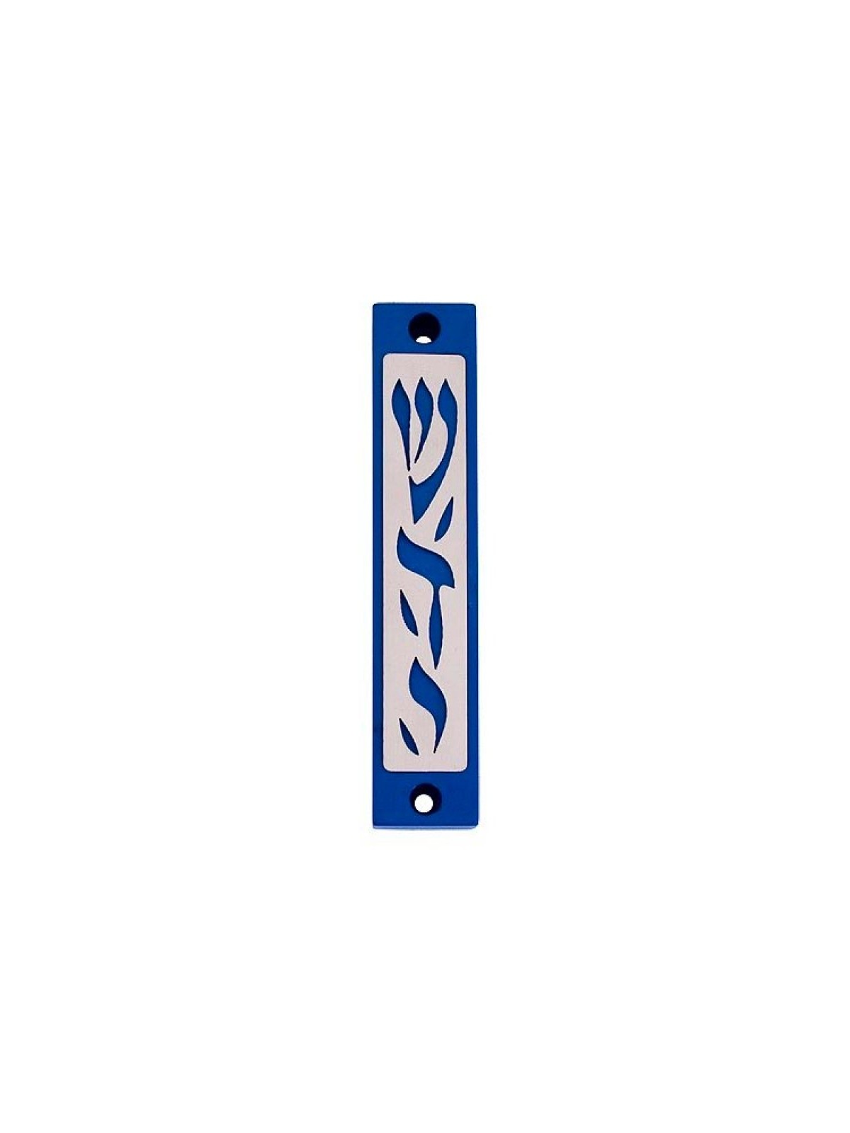 Agayof Mezuzah Case with Letters of Divine Name... | Aluminium Mezuzah