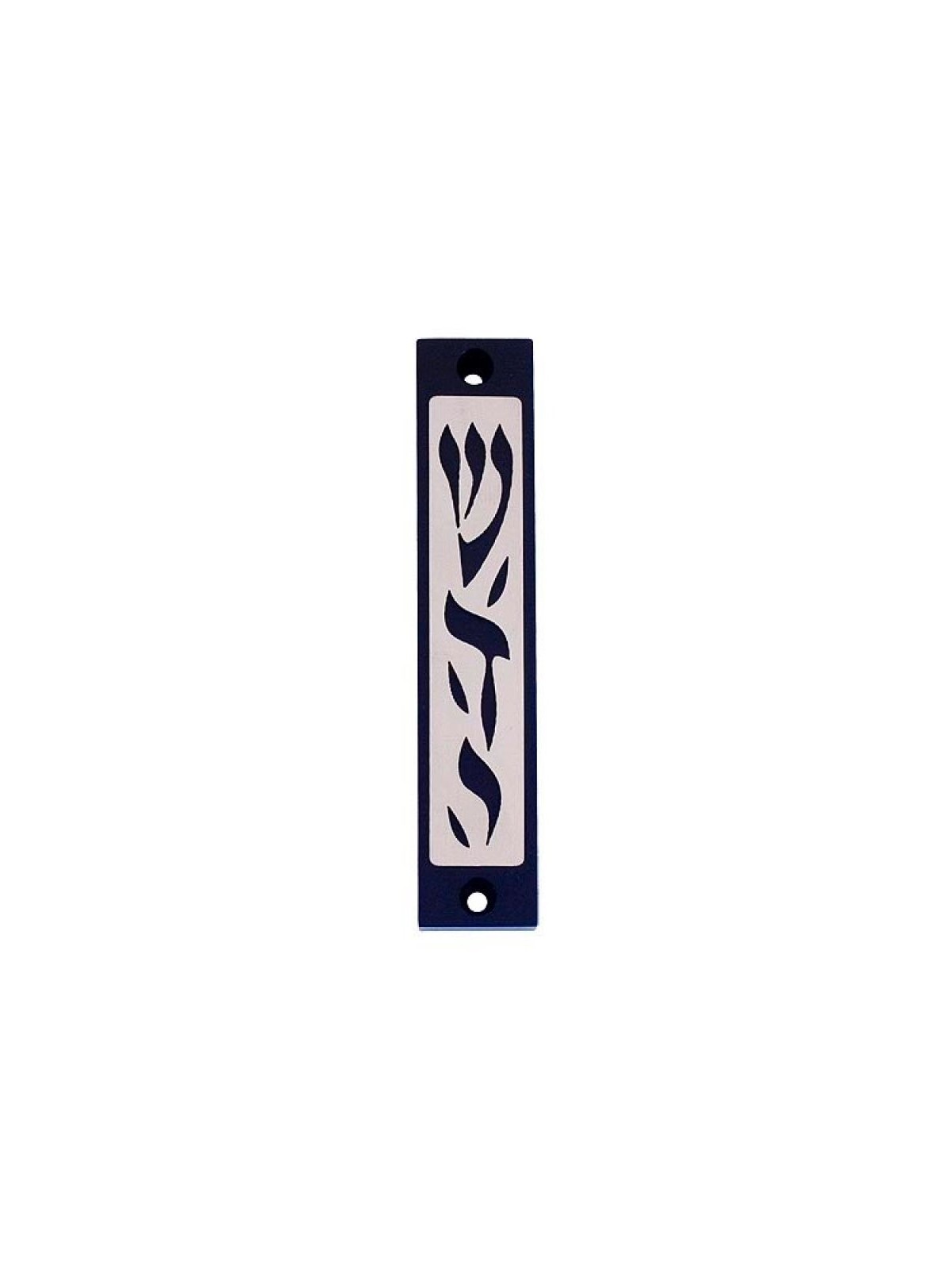 Agayof Mezuzah Case with Letters of Divine Name... | Aluminium Mezuzah
