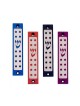 Agayof Mezuzah case Twelve Stars of David in Da... | Aluminium Mezuzah