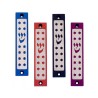 Agayof Mezuzah case Twelve Stars of David in Da... | Aluminium Mezuzah
