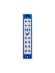 Agayof Mezuzah case Twelve Stars of David in Da... | Aluminium Mezuzah