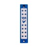 Agayof Mezuzah case Twelve Stars of David in Da... | Aluminium Mezuzah