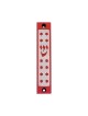 Agayof Mezuzah case Twelve Stars of David in Da... | Aluminium Mezuzah