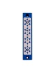 Agayof Mezuzah Case with Four Stars of David in... | Aluminium Mezuzah