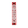 Agayof Mezuzah Case with Four Stars of David in... | Aluminium Mezuzah