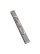 Gray Aluminum Mezuzah Case Elongated Shin Grape... | Aluminium Mezuzah