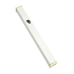 Classic White Aluminum Mezuzah Case Decorative ... | Aluminium Mezuzah
