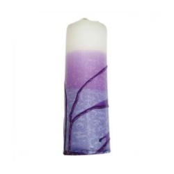 Decorative Handcrafted Pillar Havdalah Candle Pu... | Havdalah Candles