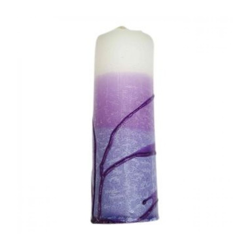 Decorative Handcrafted Pillar Havdalah Candle Pu... | Havdalah Candles