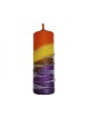 Decorative Handmade Pillar Havdalah Candle Orang... | Havdalah Candles