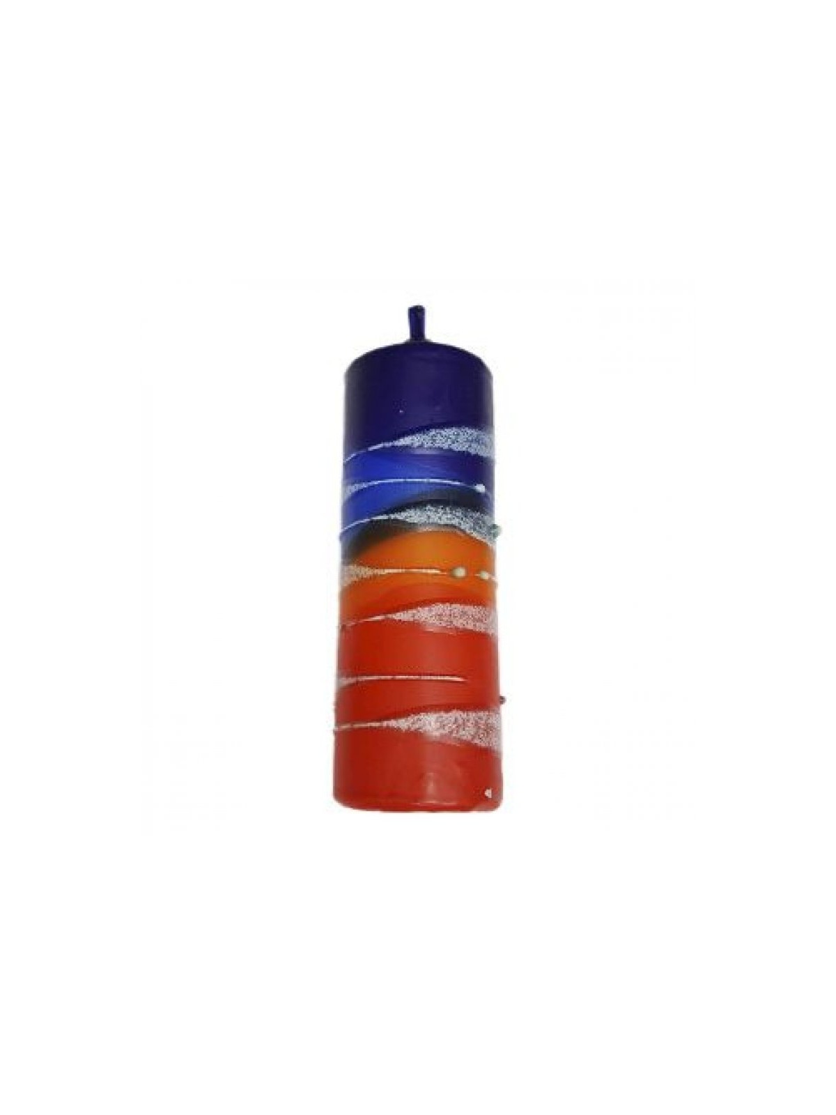 Decorative Handmade Pillar Havdalah Candle Red B... | Havdalah Candles