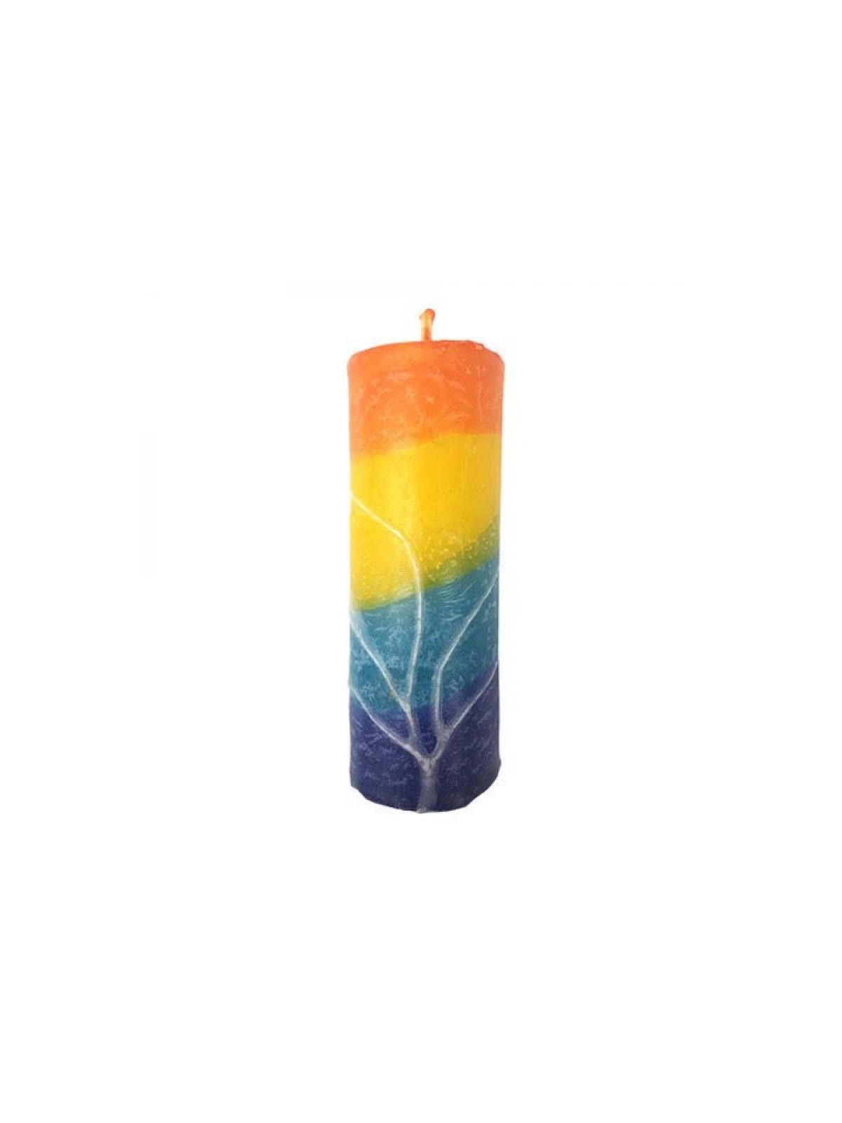 Decorative Handmade Pillar Havdalah Candle Green... | Havdalah Candles